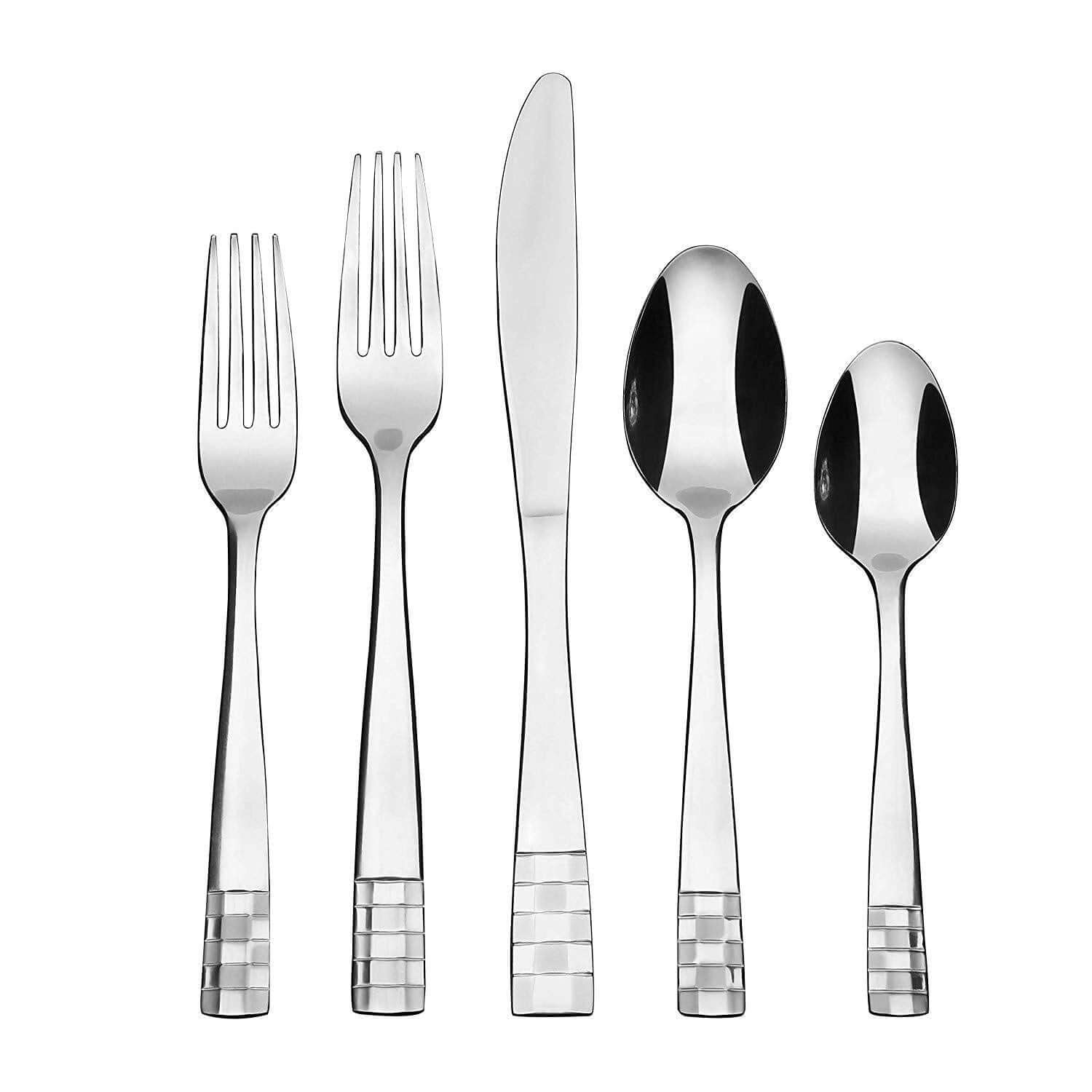KitchenTrend 20-piece Stainless Steel Silverware Set (Service for