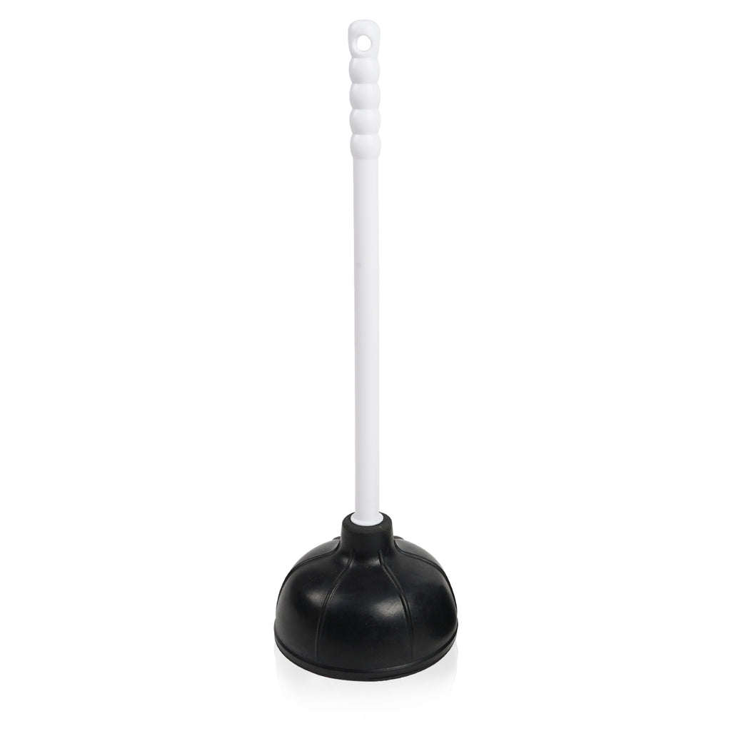 1/2 Pack Toilet Plunger, Heavy Duty Rubber Plunger with Long Handle for Bathroom Kitchen Drains