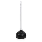 1/2 Pack Toilet Plunger, Heavy Duty Rubber Plunger with Long Handle for Bathroom Kitchen Drains