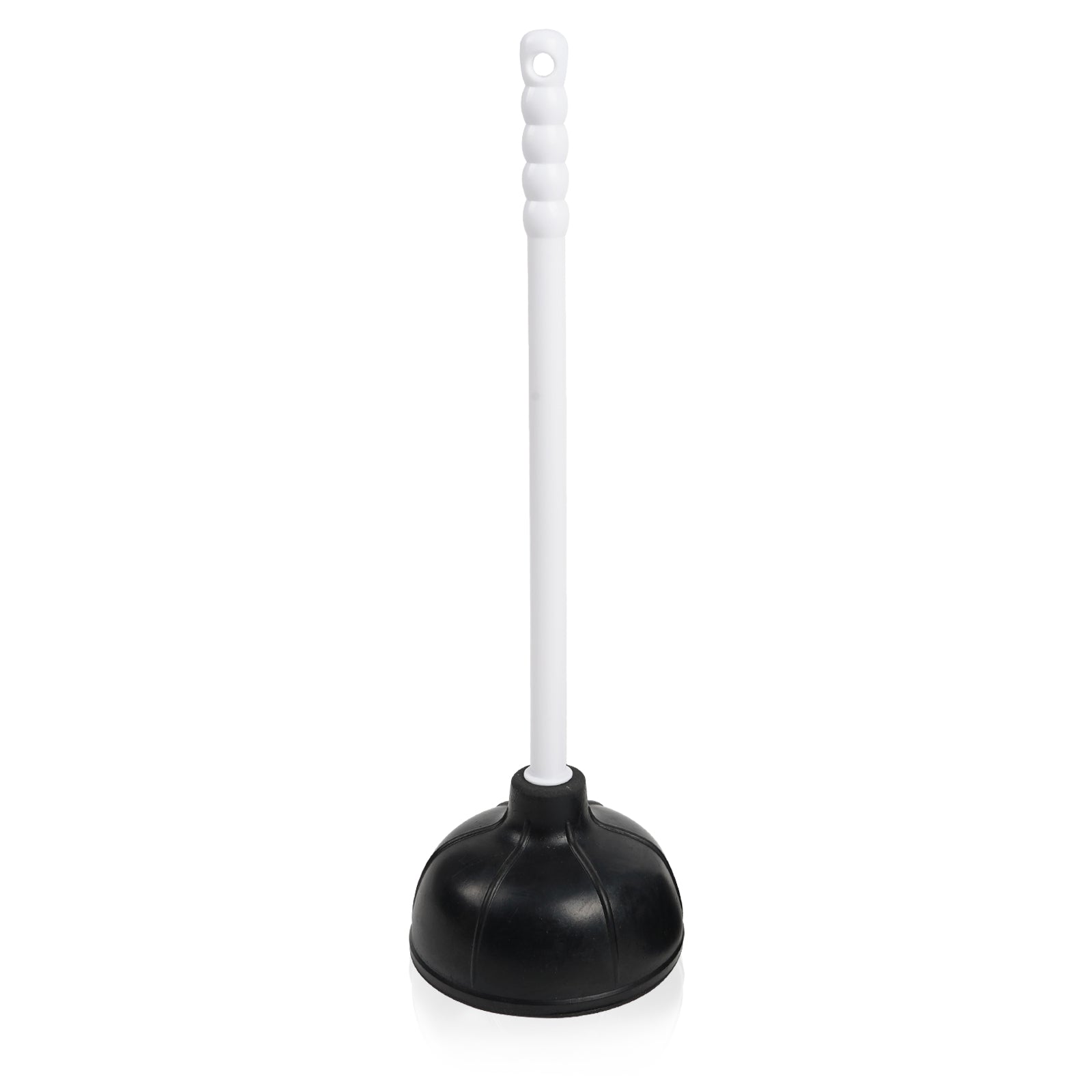 1/2 Pack Toilet Plunger, Heavy Duty Rubber Plunger with Long Handle for Bathroom Kitchen Drains