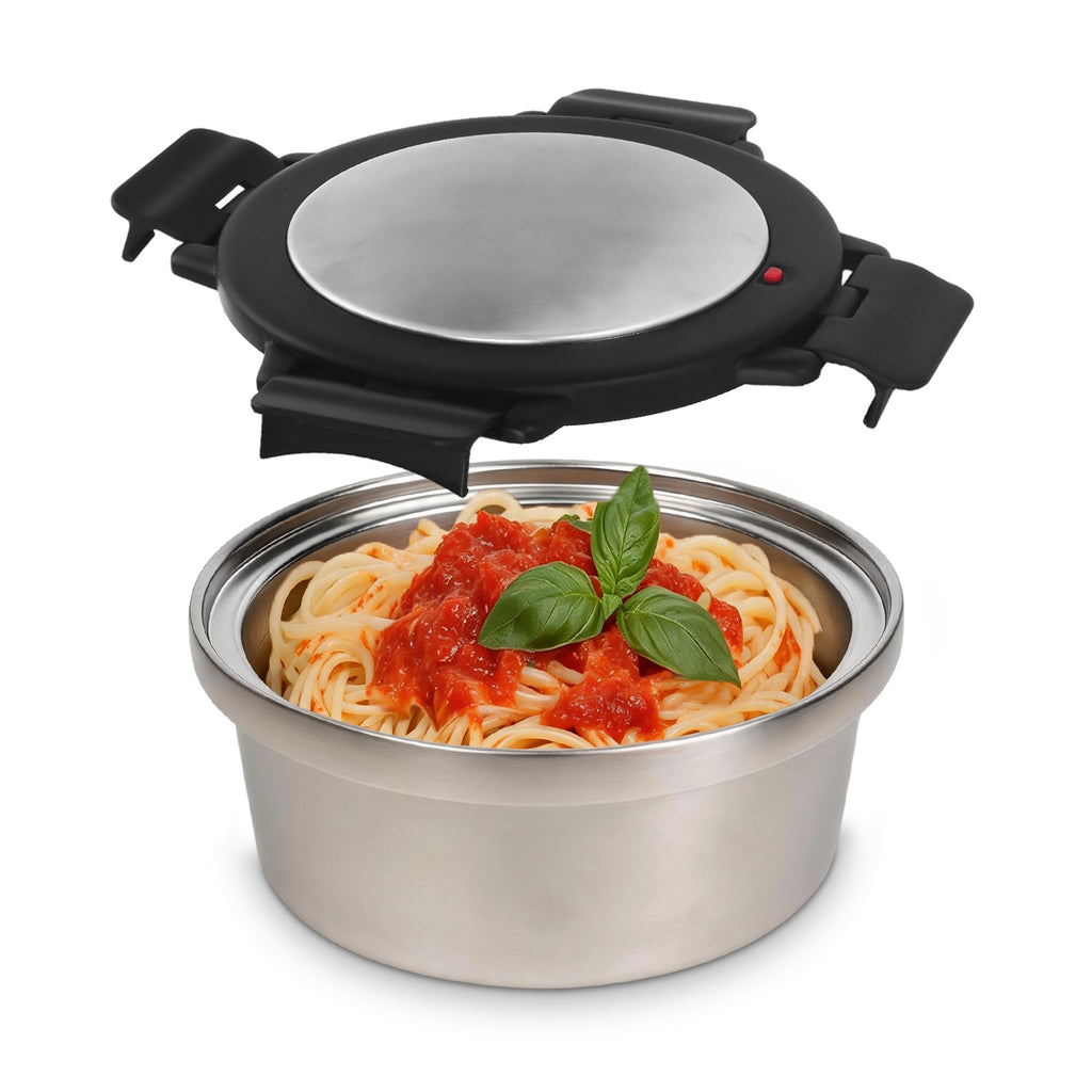 KOOMADE 28oz Vacuum Insulated Stainless Steel Food Container – Leakproof Round Lunch Box