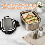 KOOMADE 33oz Vacuum Insulated Lunch Box Set with Lunch Bag – Leakproof Stainless Steel Bento Food Container