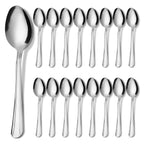 16-Piece Stainless Steel Tea Spoon Set – Durable, Elegant Coffee & Dessert Spoons