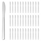 36-Piece Stainless Steel Dinner Knives, 8.6" Food-Grade Serrated Steak Knives for Home & Restaurant