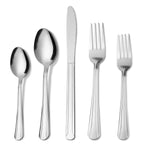 40/60-Piece Stainless Steel Cutlery Set – Complete Tableware for 8/12People