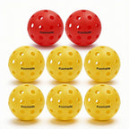 Koomade 8 /16 Pack 40-Hole Pickleball Balls - Durable, Consistent Bounce for All Courts