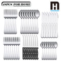 24/48-Piece Christmas Stainless Steel Flatware Set with Steak Knives, Dishwasher Safe Silverware Set