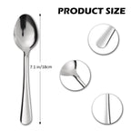 60-Piece Stainless Steel Silverware Set - Polished Dinner Spoons, Tea Spoons & Dinner Forks