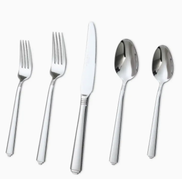 20PCS Stainless Steel Tableware Set Silverware set, Durable, Modern, and Versatile Utensils for Restaurants, Hotels, Family Gatherings, and Outdoor Events - Premium Quality, Rust-Resistant, and Easy to Clean, Perfect for Holiday, Christmas, New Year Gifts