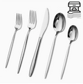 20PCS Silverware Set Stainless Steel Flatware Set, Service for 4, Includes Knife Fork Spoon Cutlery Set, Dishwasher Safe, perfect for Holidays & Special Occasions family, party