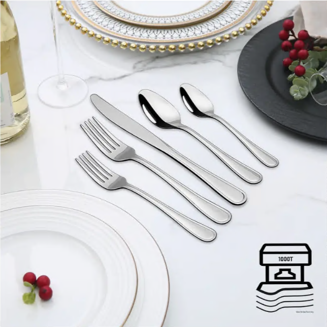 20PCS Silverware Set, Flatware Set Cutlery Set Service For 4, Stainless Steel Cutlery Set, Includes Knives, Spoons and Forks, Mirror Polish, Dishwasher Safe