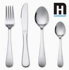 24Piece - Silverware set Stainless Steel Flatware Set for 6 People - Tableware Set Includes Knife Fork Spoon, Cutlery Set Dishwasher Safe, Tableware Set for Christmas Holiday Celebration