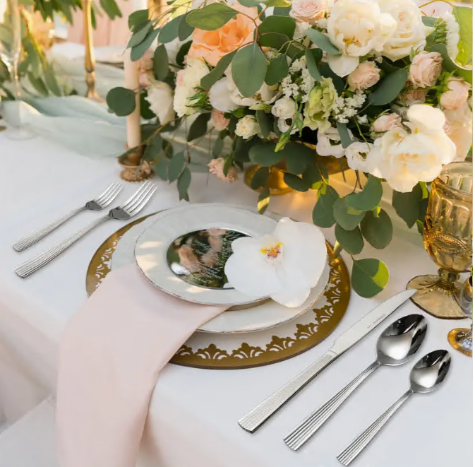 45pcs stainless steel tableware set for 8 People, Silverware Set, Luxury Cutlery Set With Unique Design, mirror polish, dishwasher Safe, party, restaurant supplies include dining knife, fork, spoon, perfect for Holidays & Special Occasions