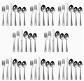 48PCS Christmas Tableware Set, Stainless Steel Silverware set, Cutlery Set Durable, Modern, For Home Kitchen Hotel Restaurant Party Beer Festival Thanksgiving Easter Christmas Wedding