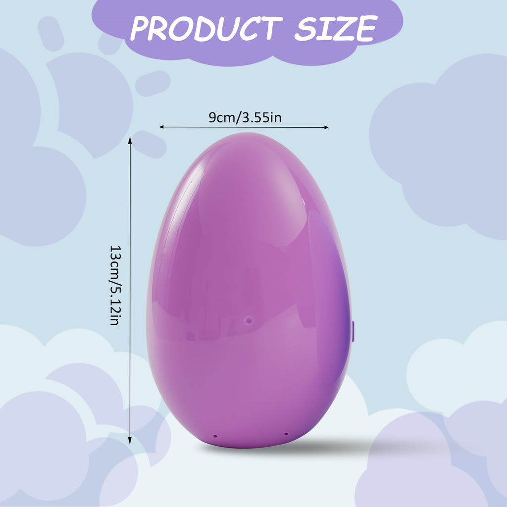 Hansmart Unfilled Easter Eggs, with Hinge Bulk Colorful Bright Empty Plastic Easter Eggs, 5.12'' Two Colors