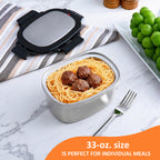 KOOMADE 33oz Vacuum Insulated Lunch Box Set with Lunch Bag – Leakproof Stainless Steel Bento Food Container