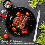 36-Piece Stainless Steel Dinner Knives, 8.6" Food-Grade Serrated Steak Knives for Home & Restaurant
