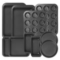 10-Piece Nonstick Carbon Steel Bakeware Set – Oven Safe Pans, Cookie Sheets, Muffin & Loaf Trays for Home Bakers
