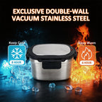 KOOMADE 33oz Vacuum Insulated Lunch Box Set with Lunch Bag – Leakproof Stainless Steel Bento Food Container