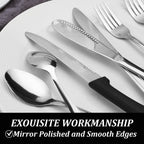 50-Piece Stainless Steel Tableware Set – Complete Cutlery for Home, Dining & Parties