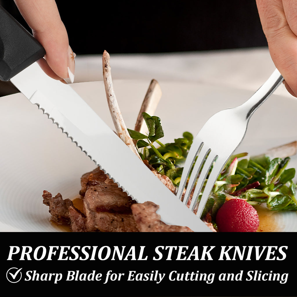 25-Piece Stainless Steel Tableware Set – Elegant Cutlery for Home, Dining & Parties