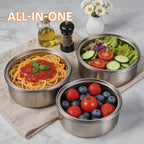 KOOMADE 28oz Vacuum Insulated Stainless Steel Food Container – Leakproof Round Lunch Box