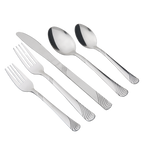 EcoTrend Swirl 48 Piece Silver Recycled Stainless Steel and Packaging