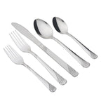 EcoTrend Swirl 48 Piece Silver Recycled Stainless Steel and Packaging