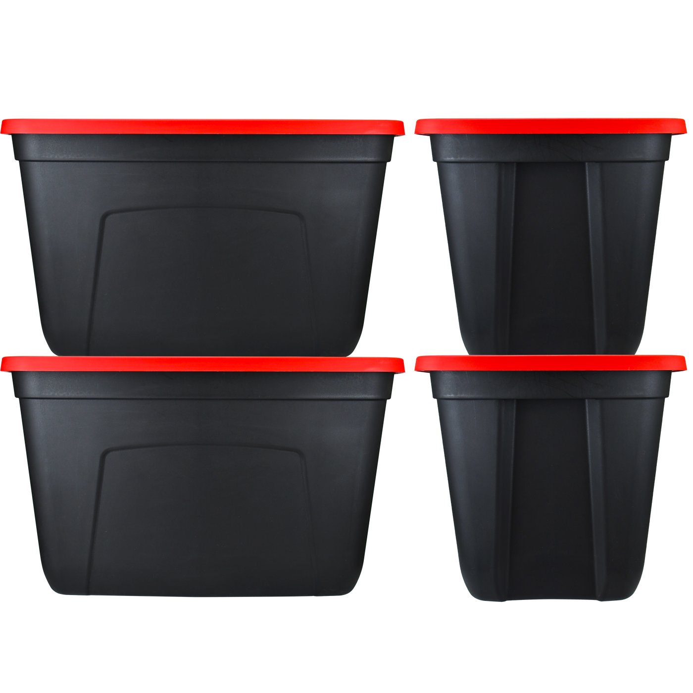  SIMPLYKLEEN 4-Pack Christmas Storage Totes with Lids