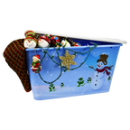 SimplyKleen 14.5-gal. Themed Storage Container Bins with Lids (Pack of 4)
