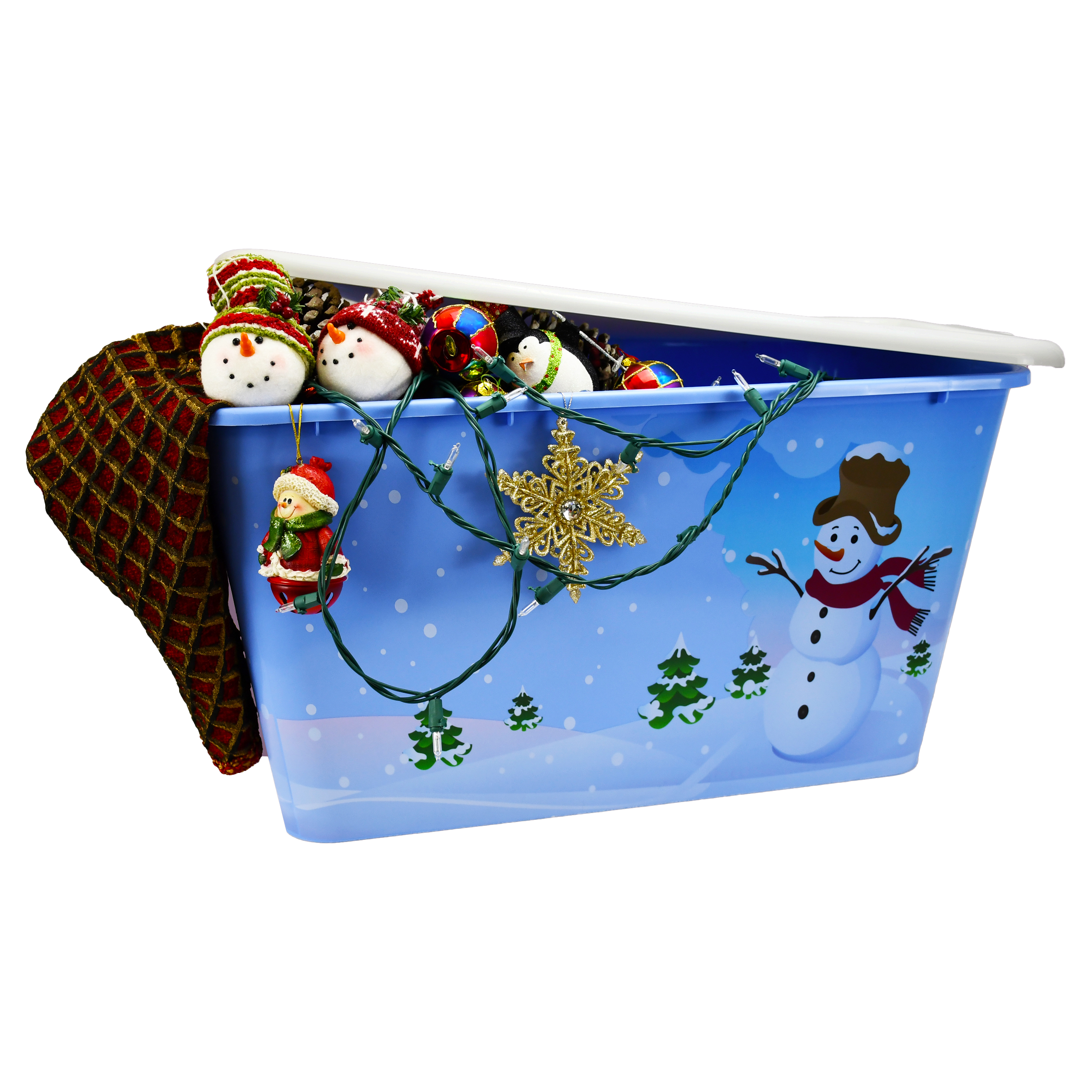 SimplyKleen 14.5-gal. Themed Storage Container Bins with Lids (Pack of 4)