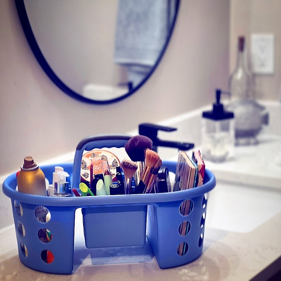 SimplyKleen Set of 2 Bathroom and Cabinet Multipurpose Organizer Baskets