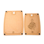 Hansmart 2-pc. Eco-Friendly Etched Composite Reversible Cutting Board Set with Handles