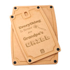 Hansmart 2-pc. Eco-Friendly Etched Composite Reversible Cutting Board Set with Handles