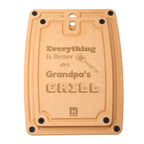 Hansmart 2-pc. Eco-Friendly Etched Composite Reversible Cutting Board Set with Handles