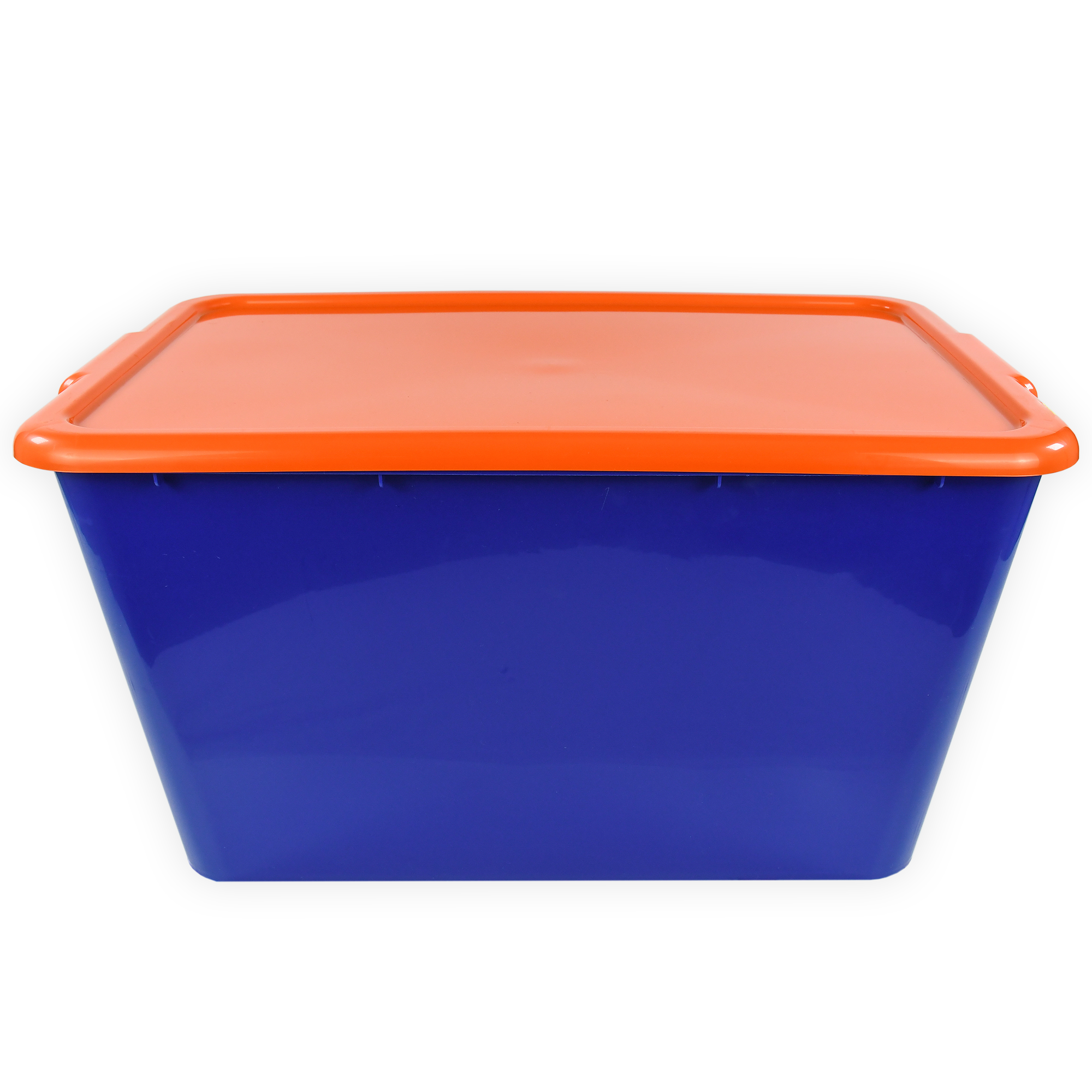 SimplyKleen 14.5-gal. (58-qt.) Fan-Tastic Plastic Storage Containers, 6 Team Color Options,(Pack of 2 or 4)