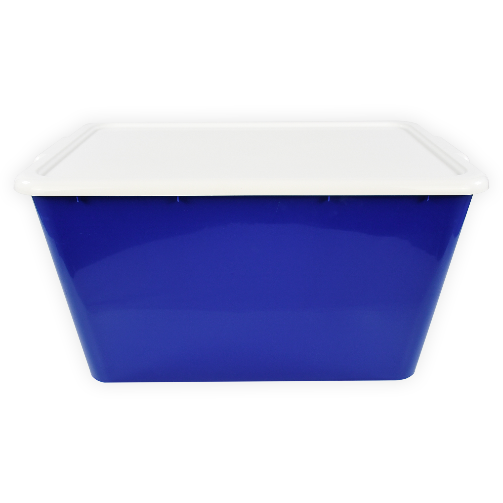 SimplyKleen 14.5-gal. (58-qt.) Fan-Tastic Plastic Storage Containers, 6 Team Color Options,(Pack of 2 or 4)