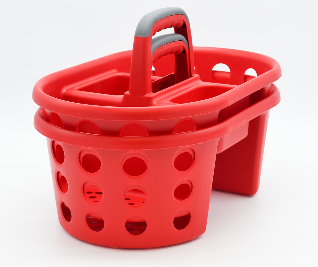 SimplyKleen Set of 2 Bathroom and Cabinet Multipurpose Organizer Baskets