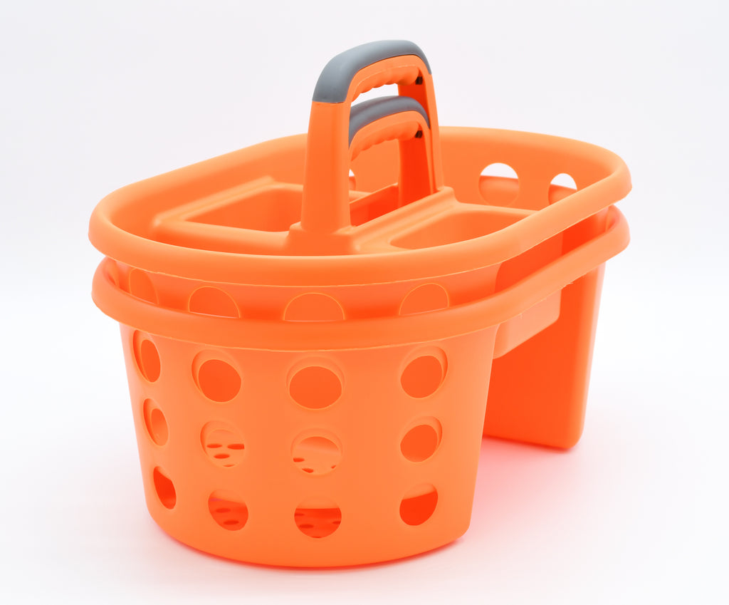 SimplyKleen Set of 2 Bathroom and Cabinet Multipurpose Organizer Baskets