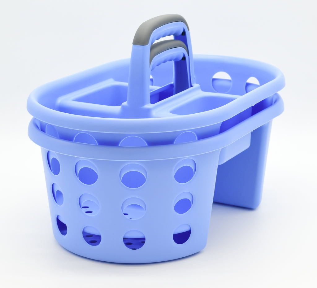 SimplyKleen Set of 2 Bathroom and Cabinet Multipurpose Organizer Baskets