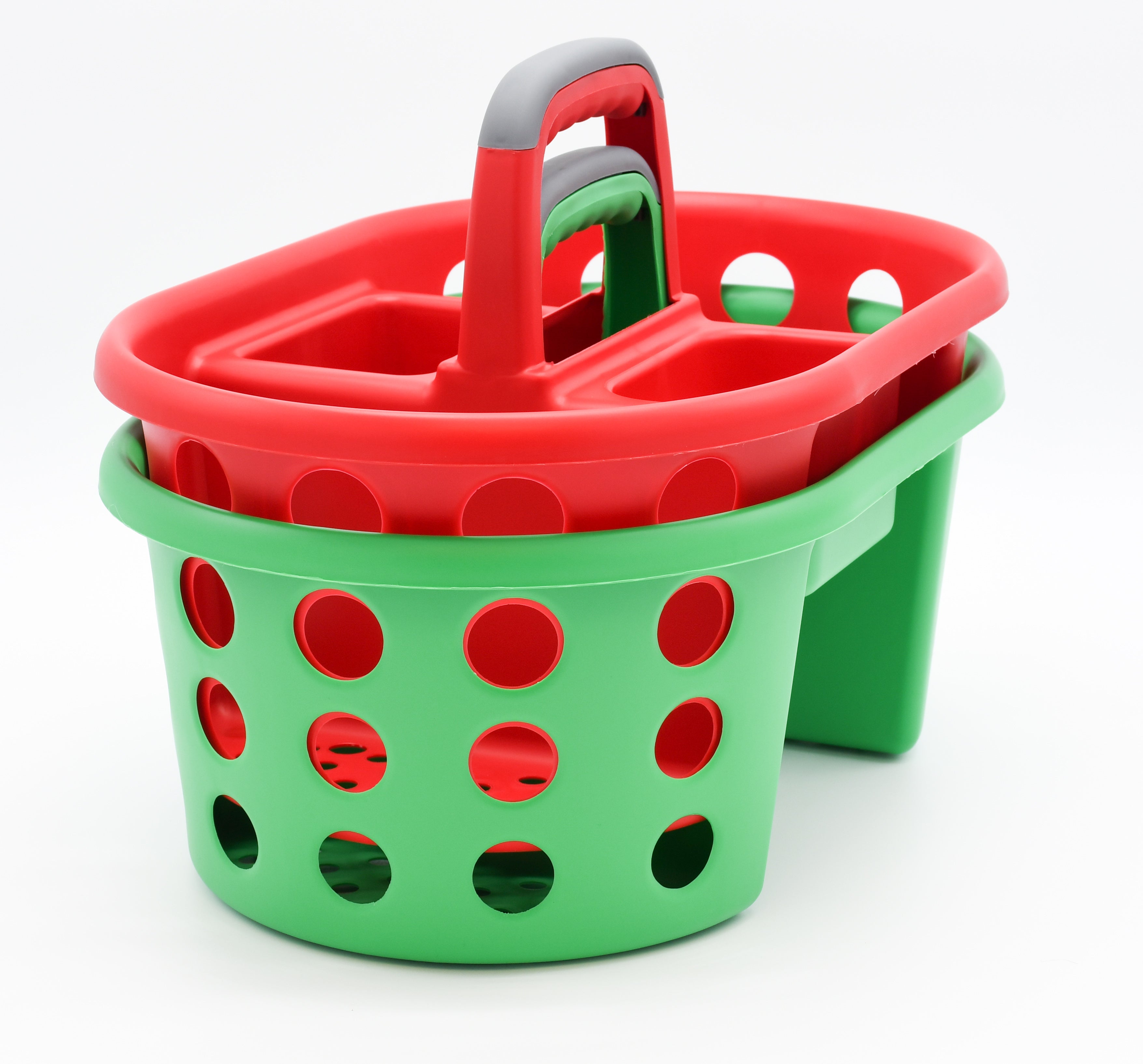 SimplyKleen Set of 2 Bathroom and Cabinet Multipurpose Organizer Baskets
