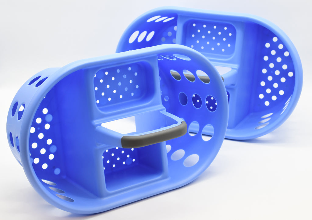 SimplyKleen Set of 2 Bathroom and Cabinet Multipurpose Organizer Baskets