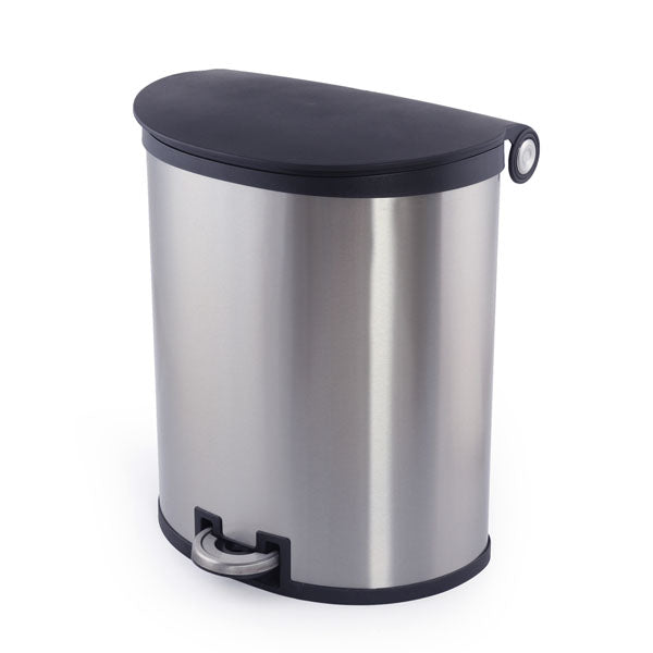 SimplyKleen Corinth  Stainless Steel Trash Can with Lid