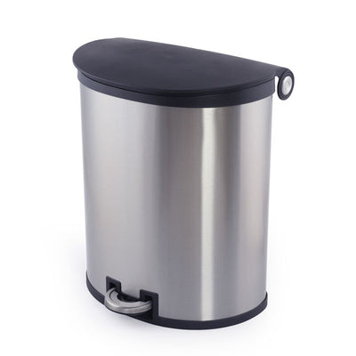 SimplyKleen Corinth  Stainless Steel Trash Can with Lid