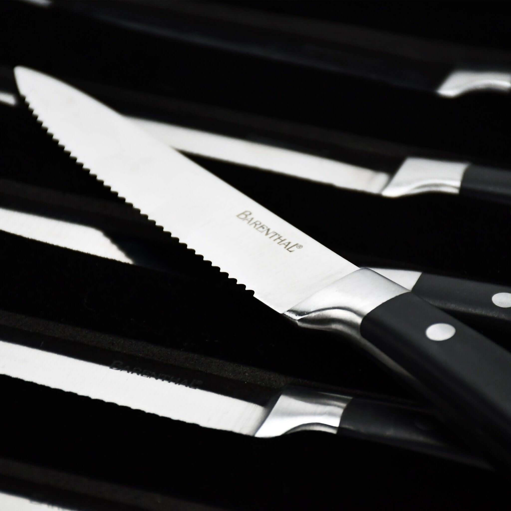Barenthal 6-pc. 18/10 German Stainless Steel Steak Knife Set with Velvet-Lined Storage Case