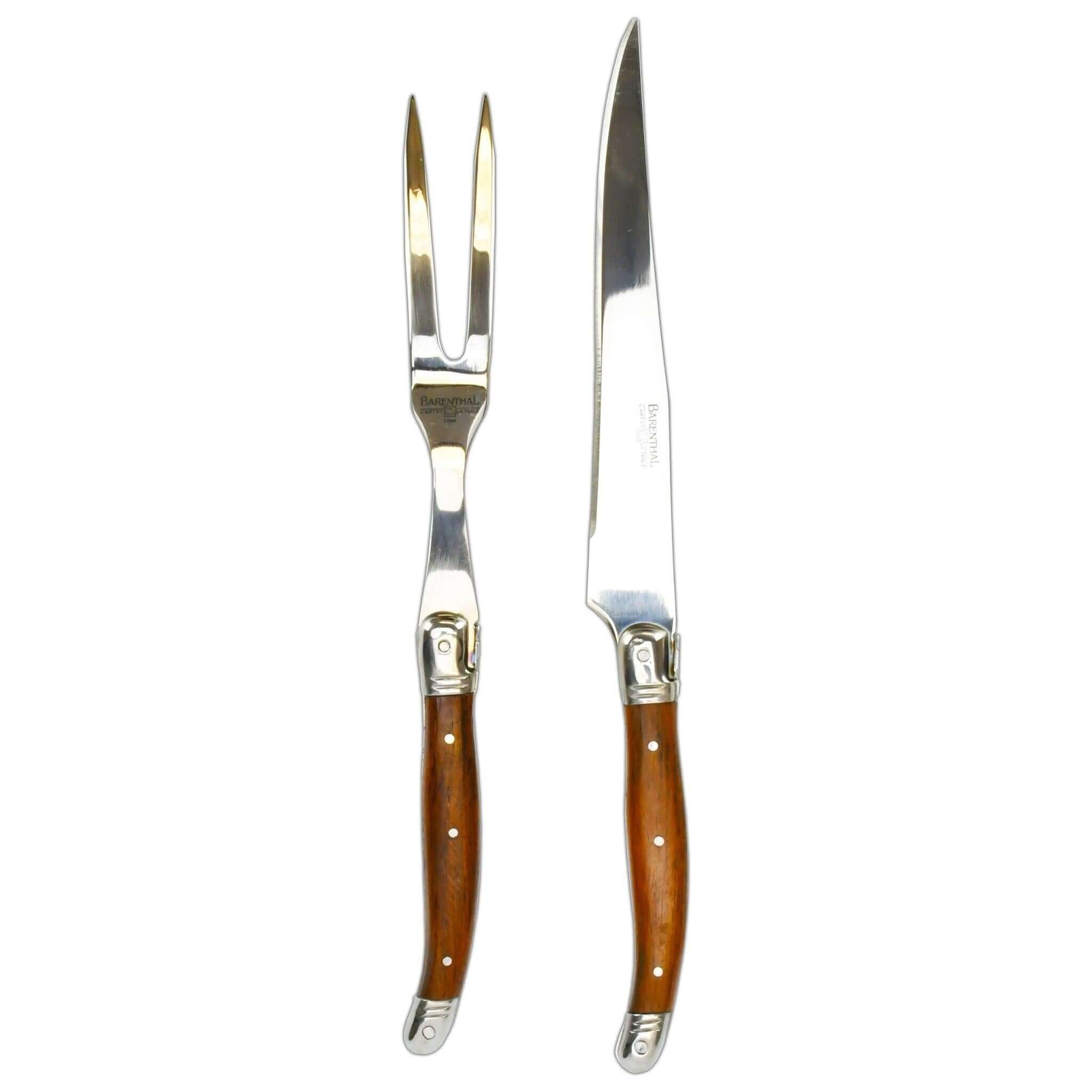 Barenthal 2-piece Carving Set Stainless Steel Blade with Non-Slip Grip Wood Handle