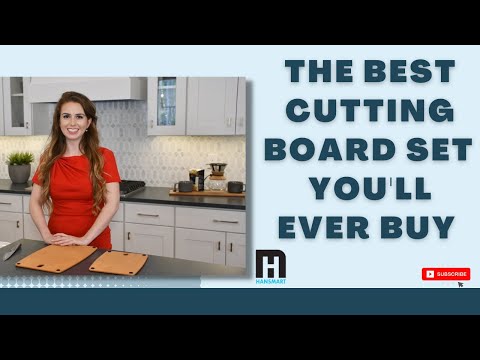 Barenthal 2PCS Eco-Friendly Composite Reversible Cutting Board Set with Handles