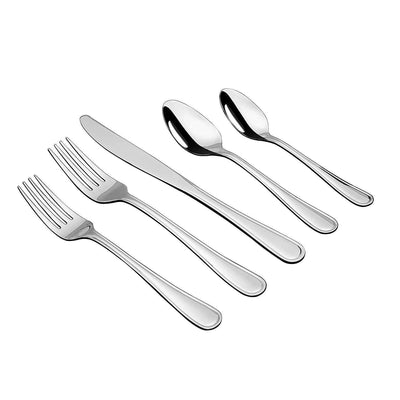 KitchenTrend 20-piece Stainless Steel Silverware Set (Service for 4) Fleet