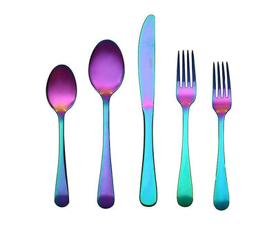 Lorena 20 pcs Silverware Flatware Cutlery Set, Stainless Steel Utensils Service for 4, Spellbound