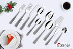 Lorena 20 pcs Silverware Flatware Cutlery Set, Stainless Steel Utensils (Service for 4), Xan